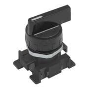 Riegler Langer Drehhebel, schwarz, 2 Stellungen, monostabil-1