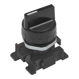 Riegler Levier rotatif court, noir, 2 positions, monostable