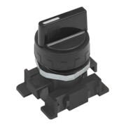 Riegler Levier rotatif court, noir, 2 positions, monostable-1