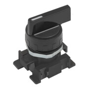 Riegler Long levier rotatif, noir, 2 positions, bistable-1