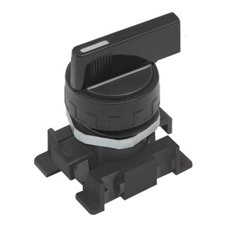Riegler Long levier rotatif, noir, 2 positions, monostable