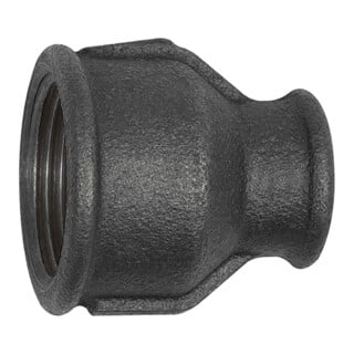 Riegler Manchon 240, réduit, Rp 2 1/2 i. x Rp 2 i., fonte malléable noire