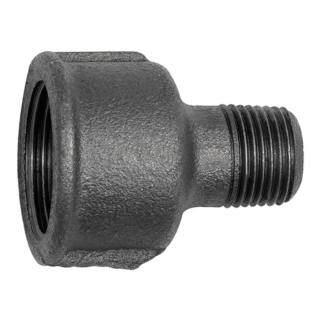 Riegler Manchon de réduction 246, Rp 1 1/2 i., R 1 a., fonte malléable noire