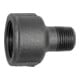 Riegler Manchon de réduction 246, Rp 1 1/4 p., R 1 a., fonte malléable noire
