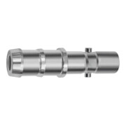 Riegler Manchon d'emboîtement pour raccord NW 11, noir, acier, 2 étages, LW16-1