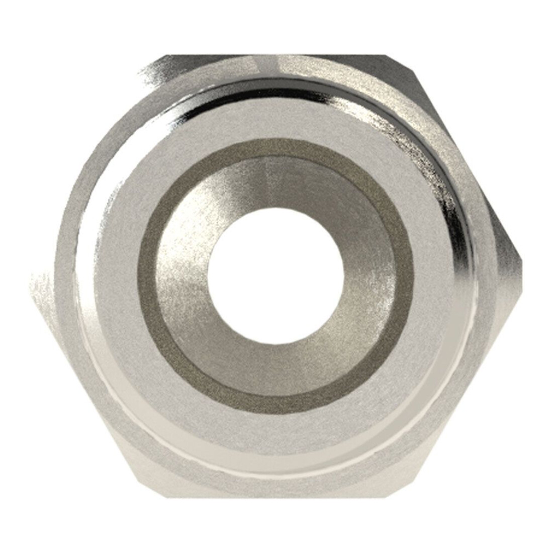 Riegler Manchon double filetage, cyl., G 3/4 ext., G 3/4 ext., clé 32, MS verni