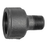 Riegler Manchon Réducteur 246, Rp 2 1/2 po, R 2 a., Fonte malléable noire-1