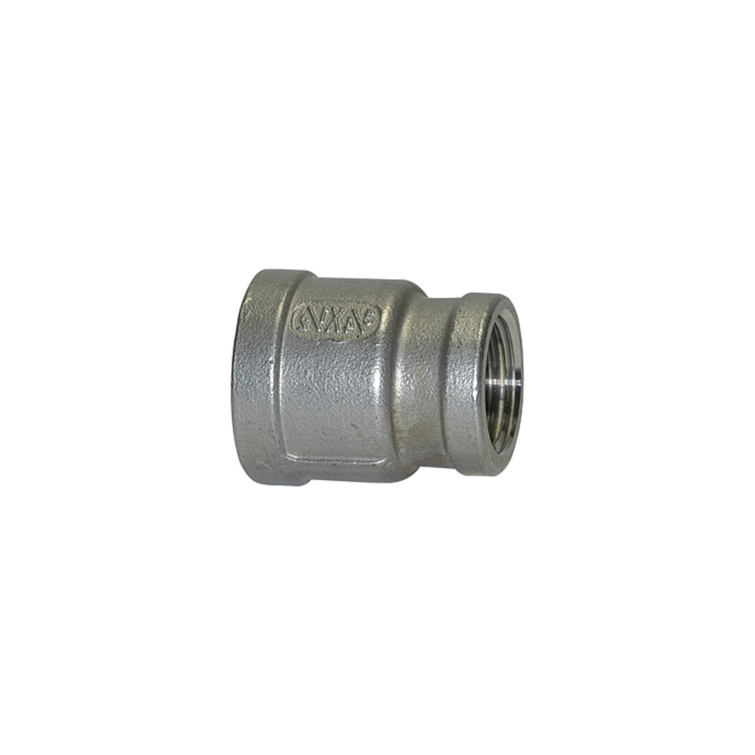 Riegler Manchon réducteur rond, G 1/2 i., G 3/8 i., acier inox 1.4408