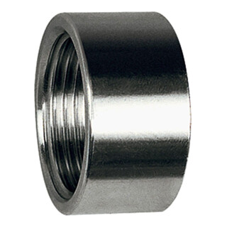 Riegler Manchon, rond, version courte, G 1/8, acier inoxydable 1.4408