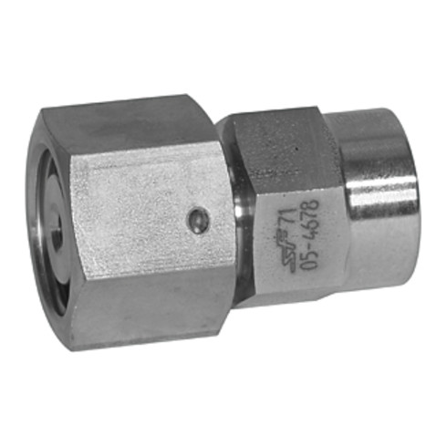 Riegler Mano-Anschlussverschraubung, Dichtkegel, G 1/4 i., ES 1.4571 Ø8mm