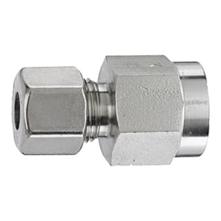 Riegler Mano-Anschlussverschraubung, G 1/4 i., Rohr-Außen-Ã˜ 10, ES 1.4571