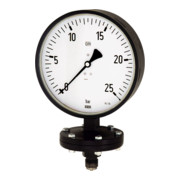 Riegler Mano-plaque robuste, G 1/2 radial bas, 0 - 6,0 bar, Ø 100-1
