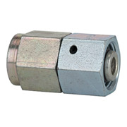 Riegler Manometer-Anschlussverschraubung G 1/4 i., Rohr-Ã˜ 12, Stahl verz.