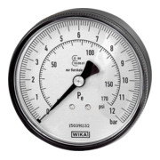 Riegler Manometer Durchmesser 80 mm, ungeeicht, G 1/4, Anschluss hinten