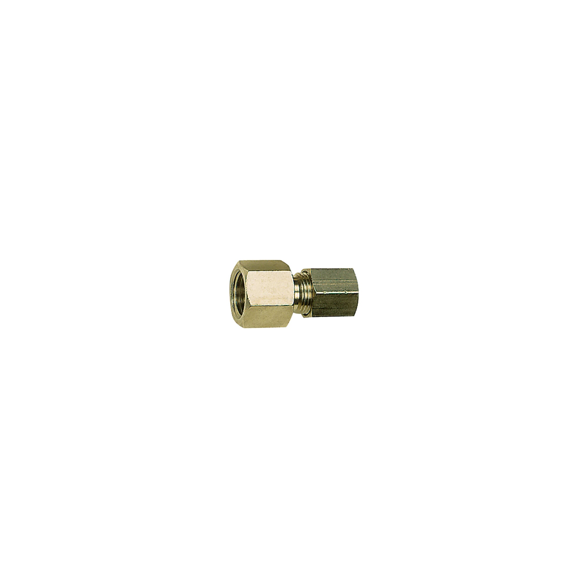 Riegler Manometerverschraubung, G 1/2 i., Rohr-Außen-Ã ̃ 12 mm, MS vern.