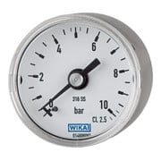 Riegler Manomètre Ø 40 mm, G 1/8 arrière, plage 0 - 2,5 bar, V4A-1