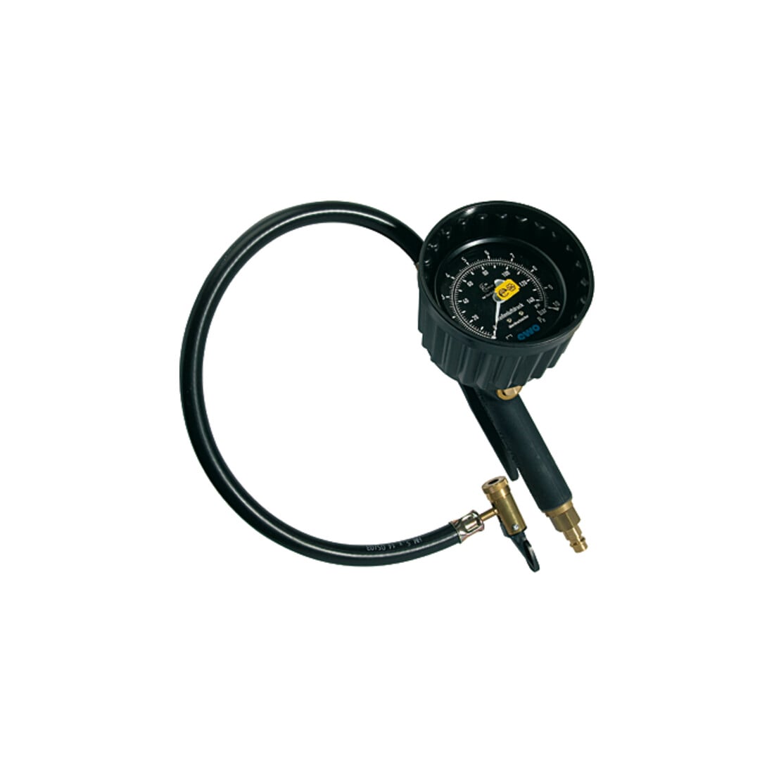 Riegler Manomètre à main, HS, diamètre 80 mm, étalonné, 0-4 bar/56 psi