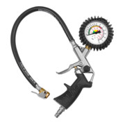 Riegler Manomètre de pression pour pneus à main MS, Ø 63 mm, étalonné, 0-10 bar-1