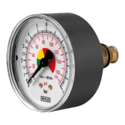 Riegler Manomètre diamètre 63 mm, non étalonné, G 1/4, raccord arrière-1