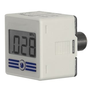 Riegler Manomètre numérique avec rétroéclairage, 0-10 bar, R 1/4 AG