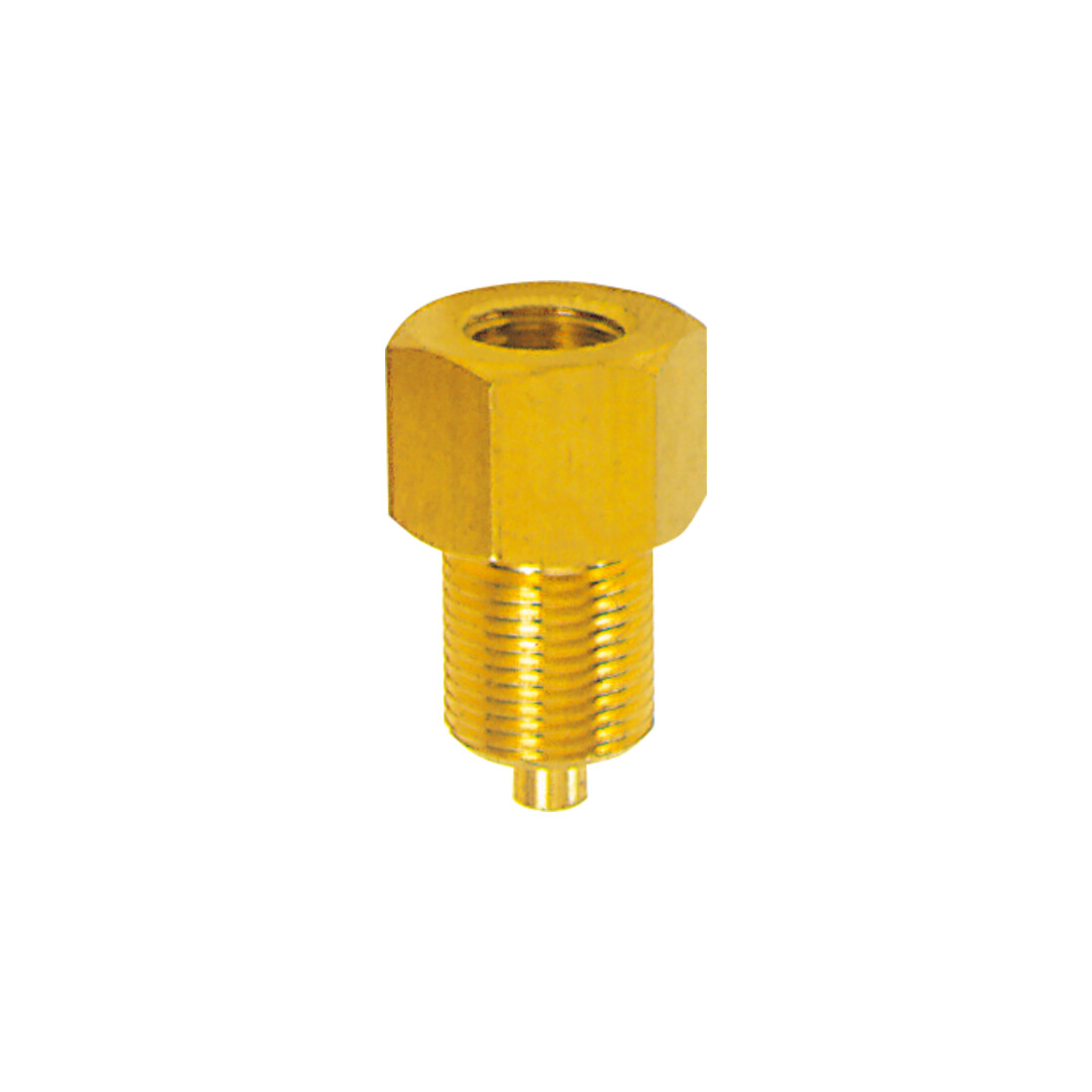 Riegler Manomètre Raccord Mamelon, Laiton, G 1/4 Femelle, G 1/2 Mâle