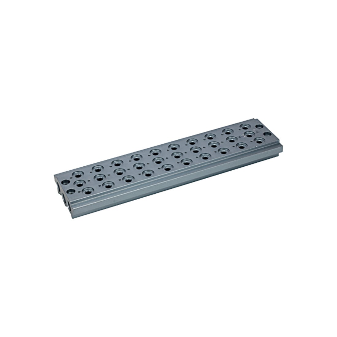 Riegler Mehrfach-Grundplatte für Wegeventile, 10 Ventilpositionen, G 1/4