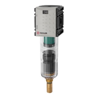 Riegler Mikrofilter »FUTURA-mini« mit PC-Behälter, BG 0, G 1/4, VA