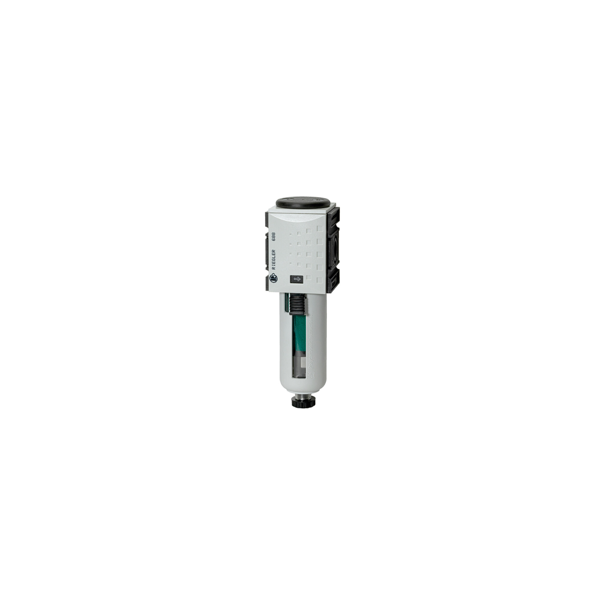 Riegler Mikrofilter »FUTURA«, PC-Behälter, Schutzkorb, BG 1, G 1/4, HA