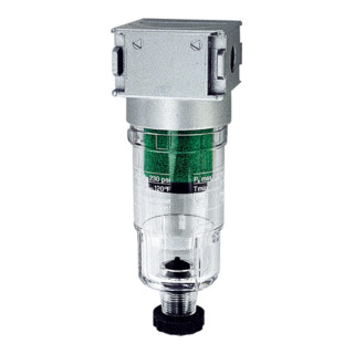 Riegler Mikrofilter  »multifix-mini « mit PC-Behälter, 0,01  µm, BG 0, G 1/4
