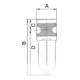 RIEGLER Mikrofilter »multifix«, mit PC-Behälter, 0,01 µm-3