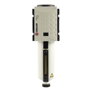 Riegler Mikrofiltre »FUTURA«, récipient métal, tube de visualisation, BG 2, G 3/8, VA