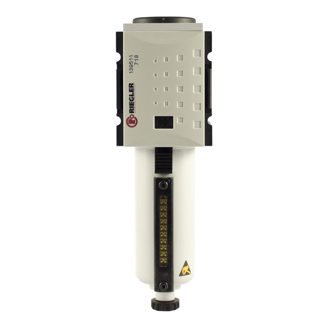 Riegler Mikrofiltre »FUTURA«, récipient métal, tube de visualisation, BG 2, G 3/8, VA