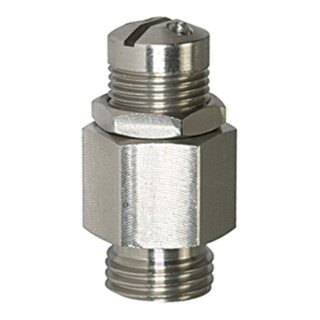 Riegler Mini-Abblasventil Edelstahl, G 1/4, Ansprechdruck 16,0 - 32,0 bar
