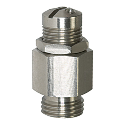 Riegler Mini-Abblasventil Edelstahl, G 1/8, Ansprechdruck 16,0 - 32,0 bar