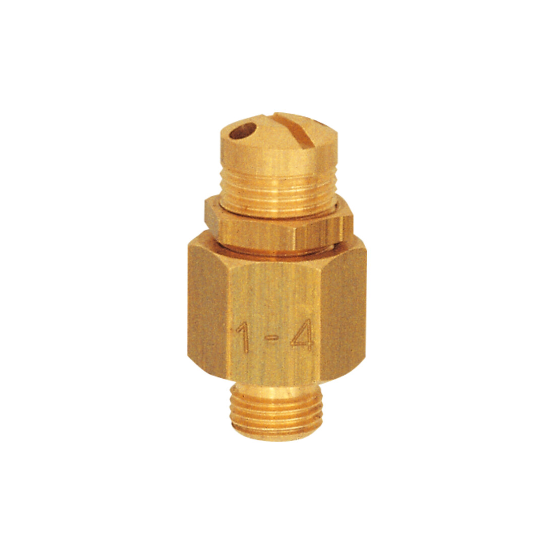 Riegler Mini-Abblasventil, Messing, G 1/4, Ansprechdruck 3,0 - 7,0 bar