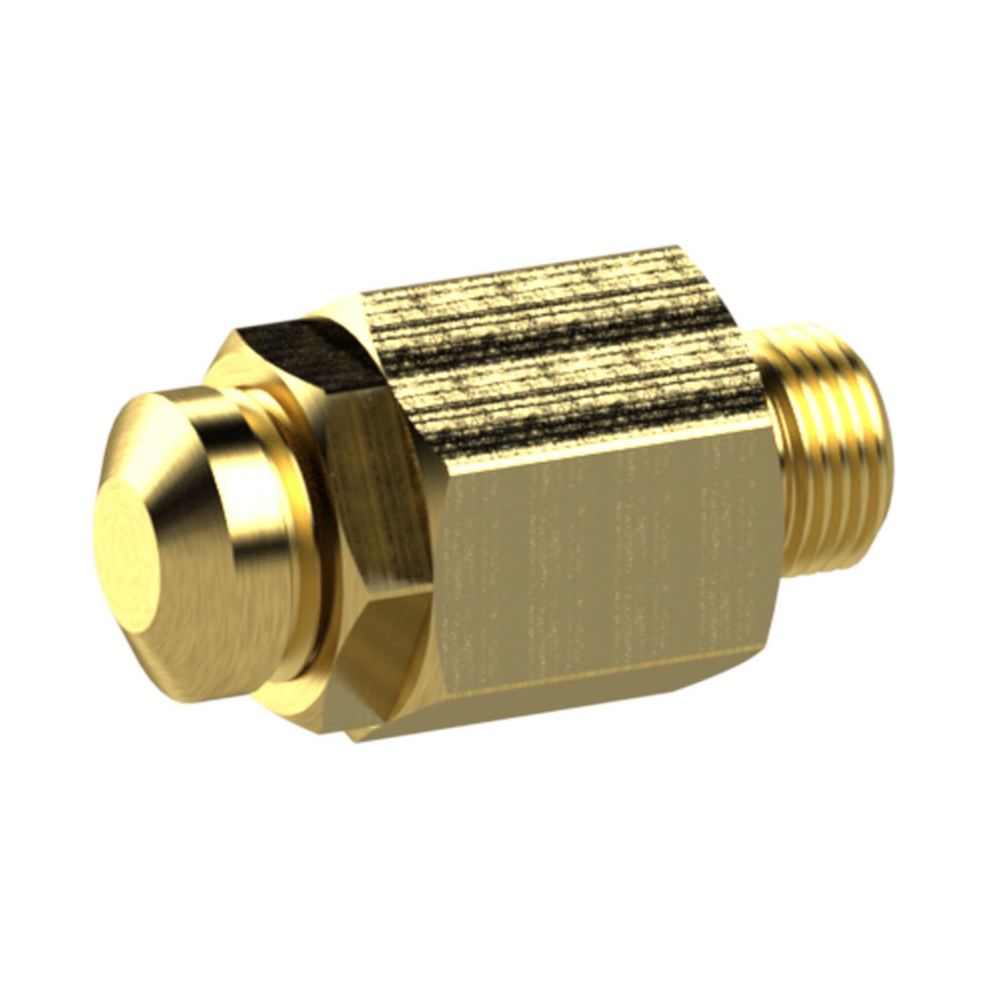 Riegler Mini-Abblasventil, Messing, G 1/8, Ansprechdruck 0,5 - 1,0 bar