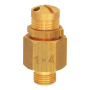Riegler Mini-Abblasventil, Messing, G 1/8, Ansprechdruck 30,0 - 60,0 bar