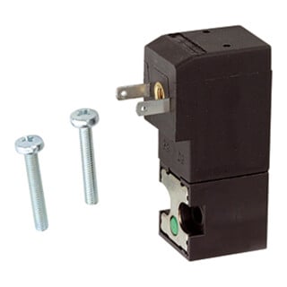 Riegler Mini électrovanne 3/2, commande directe NO, 24 VCC, pour prise appareil