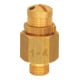 Riegler Mini-ventileur, laiton, G 1/8, pression de déclenchement 30,0 - 60,0 bar