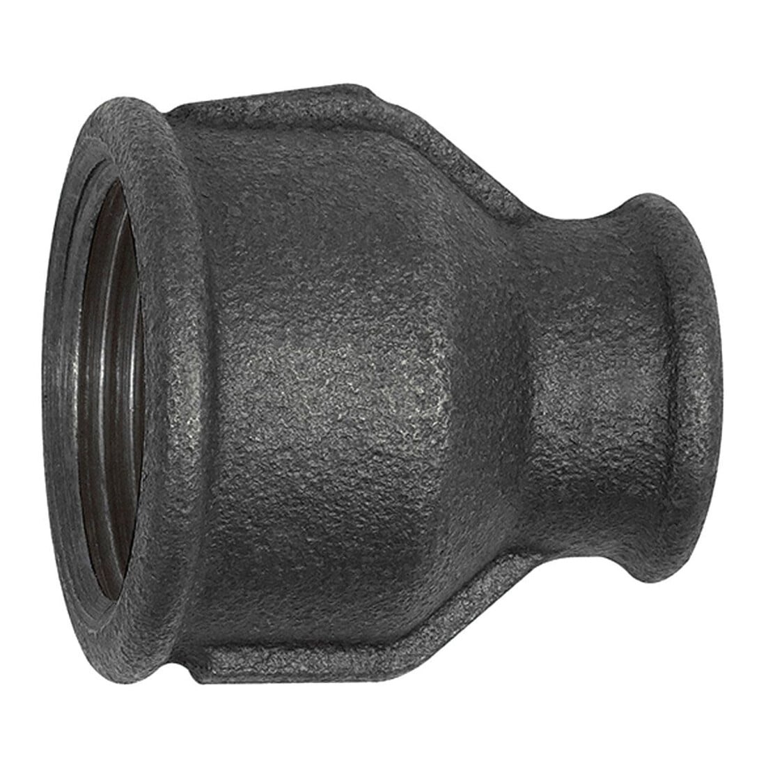 Riegler Muffe 240, red., Rp 1 1/2 i., Rp 1 i., Temperguss schwarz