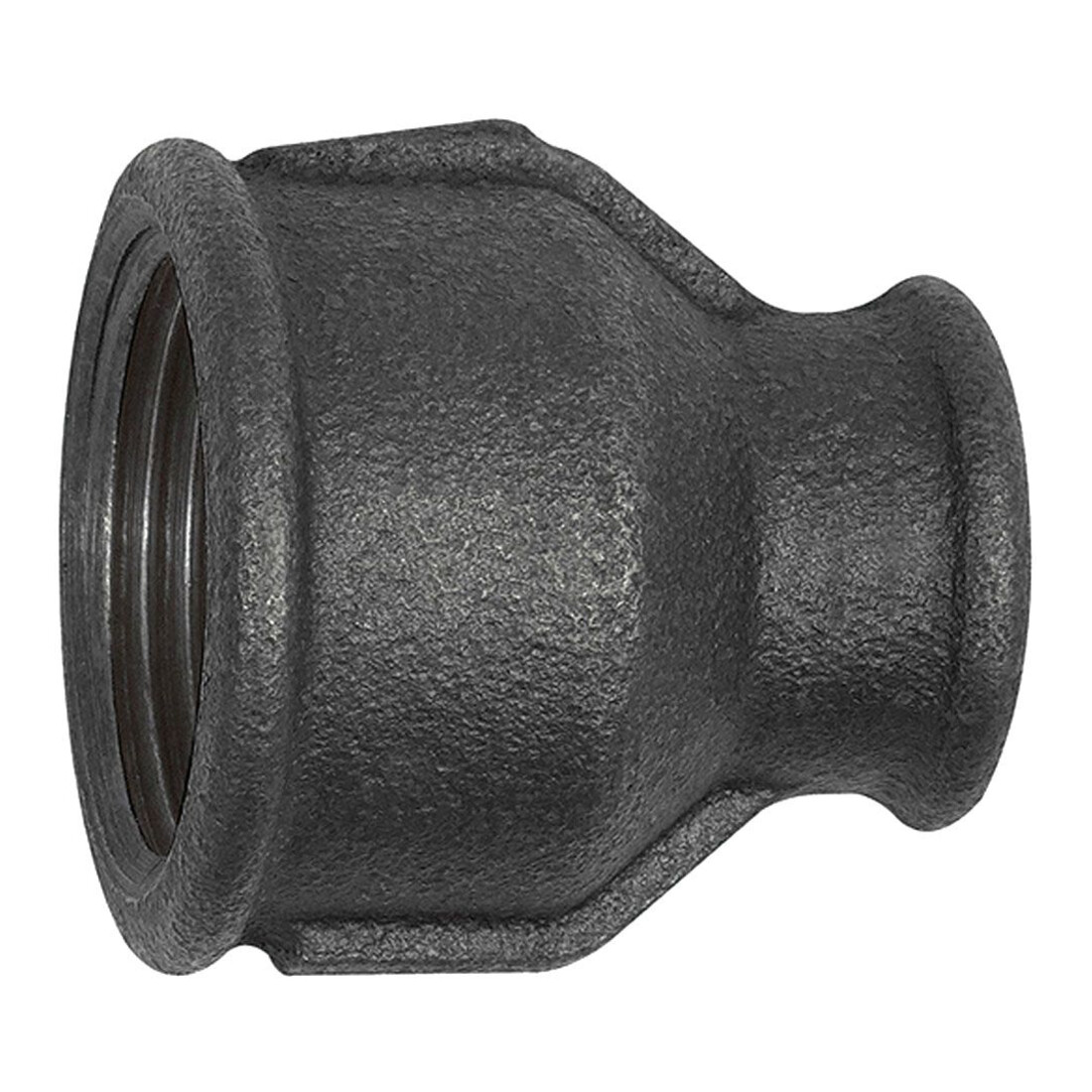 Riegler Muffe 240, red., Rp 3/4 i., Rp 3/8 i., Temperguss schwarz