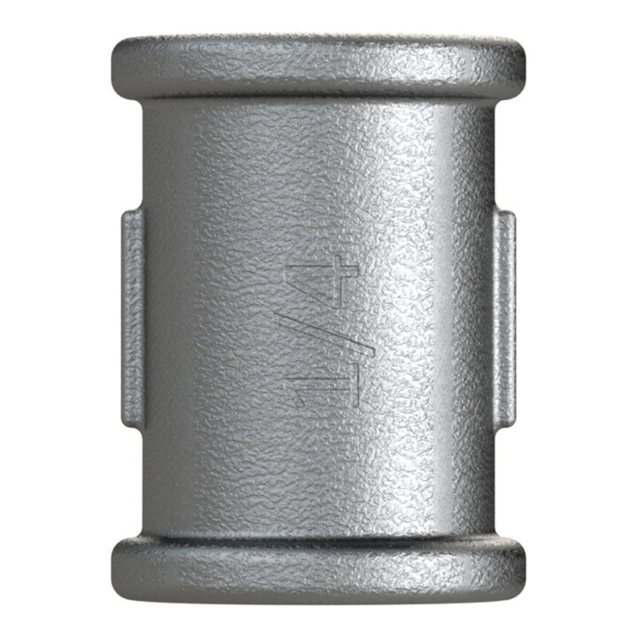 Riegler Muffe 270, Rp 3/8 i., Rp 3/8 i., Temperguss schwarz