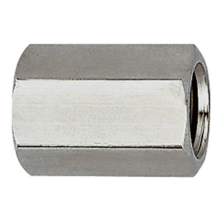 Riegler Muffe, Außensechskant, M5, SW 8, Edelstahl 1.4571