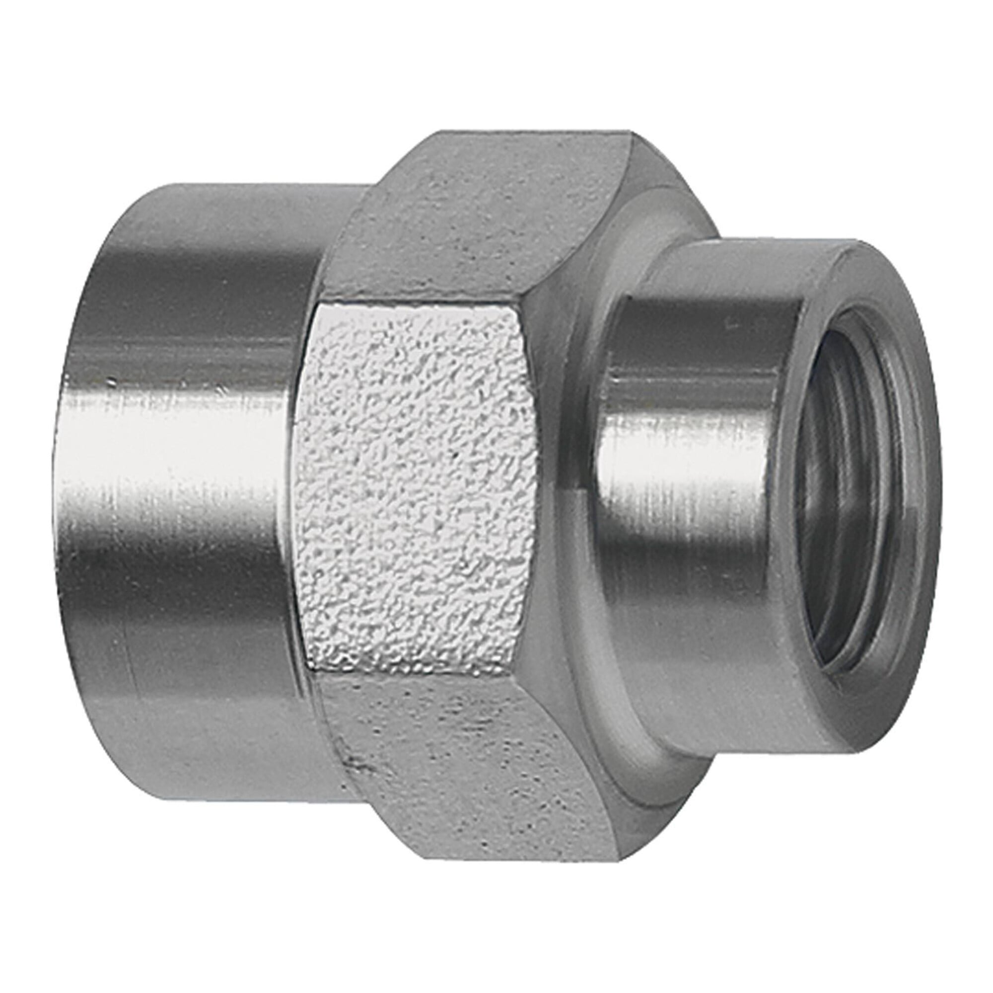 Riegler Muffe, Außensechskant, reduzierend, G 1/8, M5, ES 1.4571