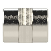 Riegler Muffe  »value line «, G 1/2, SW 26, Messing vernickelt-4