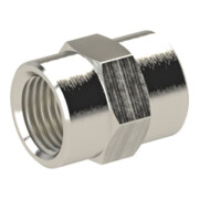 Riegler Muffe »value line«, M5, SW 8, Messing vernickelt-1