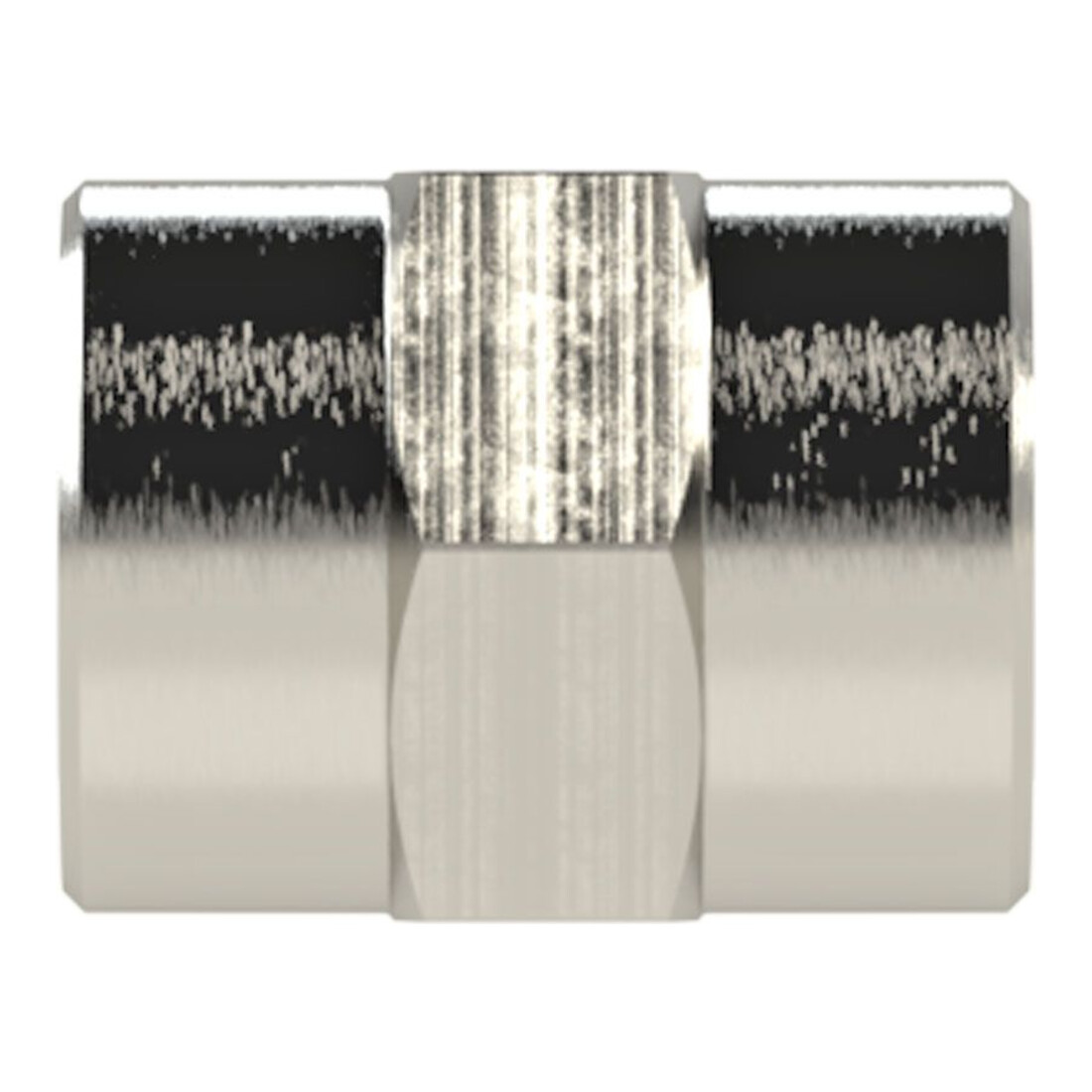 Riegler Muffe »value line«, M5, SW 8, Messing vernickelt