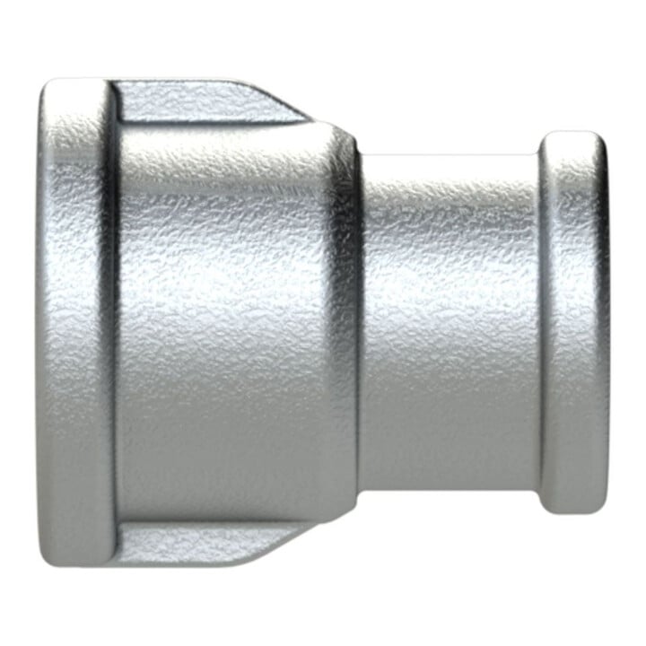 Riegler Muffen 240, IG/IG, Rp 2, Rp 1 1/2, schw. Temperguss feuerverz.