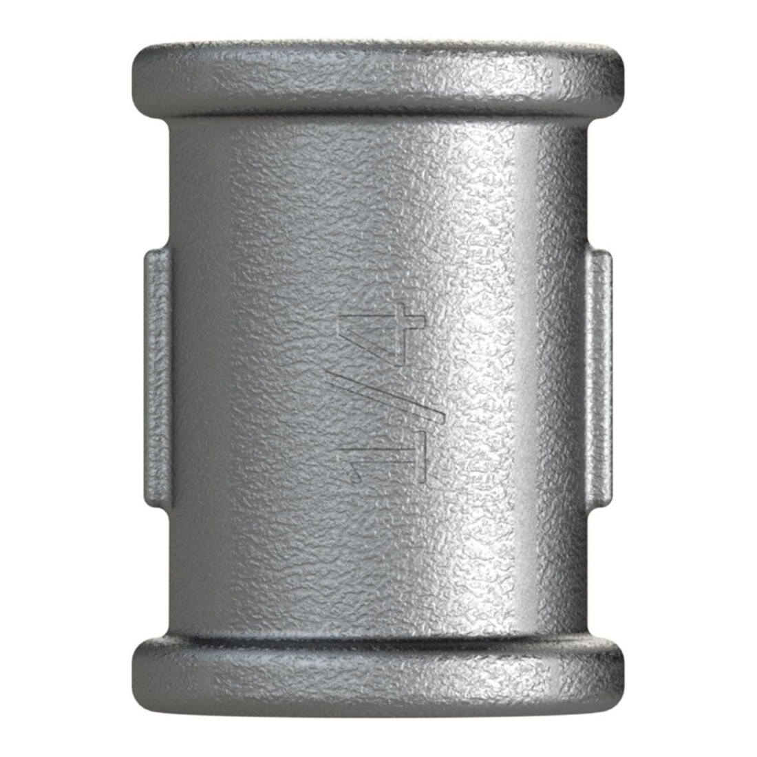 Riegler Muffen 270, IG/IG, Rp 2, schwarzer Temperguss feuerverz.