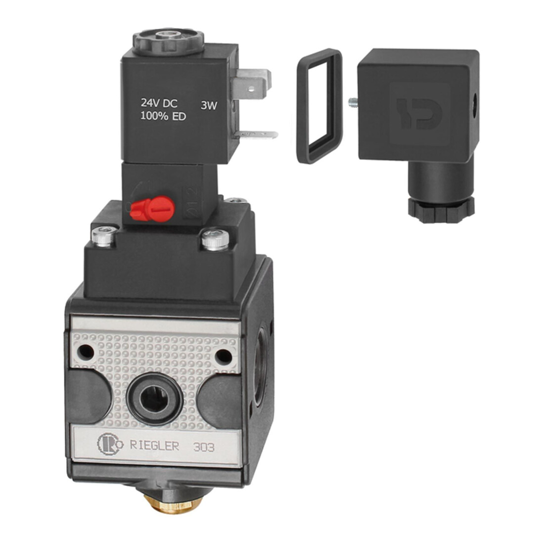 Riegler Multifix électrovanne (3/2 voies), 24 V AC, BG 1, G 1/4